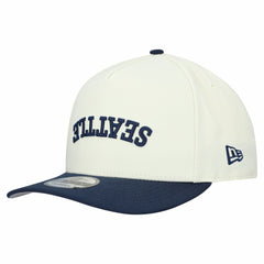 Seattle Seahawks New Era Upside Down 9FIFTY A-Frame Snapback Hat - Cream - NFL