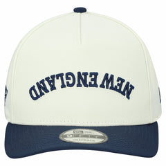 New England Patriots New Era Upside Down 9FIFTY A-Frame Snapback Hat - Cream - NFL