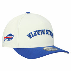 Buffalo Bills New Era Upside Down 9FIFTY A-Frame Snapback Hat - Cream - NFL