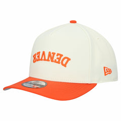 Denver Broncos New Era Upside Down 9FIFTY A-Frame Snapback Hat - Cream - NFL