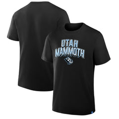 Utah Mammoth Profile Male Adult Big & Tall Short Sleeve T-Shirt - Black | NHL on sale