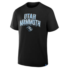 Utah Mammoth Profile Male Adult Big & Tall Short Sleeve T-Shirt - Black | NHL on sale