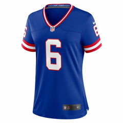 Jaxson Dart New York Giants Women's Alternate 2 Classic Game Jersey - Royal - Nike