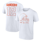 Shedeur Sanders Cleveland Browns Outline Player T-Shirt - White - NFL