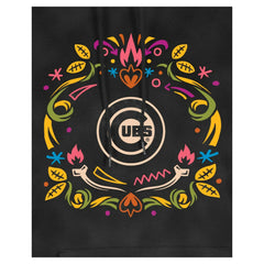 Chicago Cubs New Era Women's Día de Muertos Mineral Wash Hoodie Sweatshirt Discount