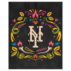 New York Mets New Era Women's Día de Muertos Mineral Wash Hoodie Sweatshirt Online