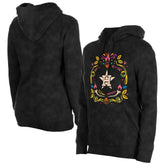 Houston Astros New Era Women's Día de Muertos Mineral Wash Hoodie Sweatshirt Discount