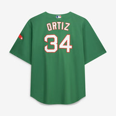 David Ortiz Boston Red Sox Mitchell & Ness Big & Tall Cooperstown Collection Mesh Batting Practice Jersey for sale