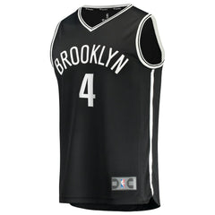Fanatics Drake Powell Brooklyn Nets Fast Break Replica Jersey Black Icon Edition