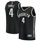 Fanatics Drake Powell Brooklyn Nets Youth Fast Break Replica Jersey Black Icon Edition