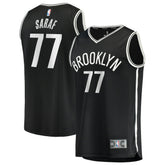 Fanatics Ben Saraf Brooklyn Nets Fast Break Replica Jersey Black Icon Edition