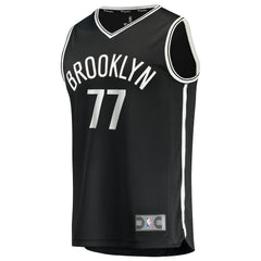 Fanatics Ben Saraf Brooklyn Nets Youth Fast Break Replica Jersey Black Icon Edition