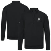 New York Yankees Levelwear Upright Insignia Tri-Blend Quarter-Zip Pullover Online