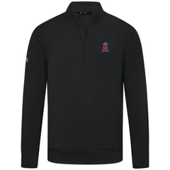 Los Angeles Angels Levelwear Upright Insignia Tri-Blend Quarter-Zip Pullover Outlet