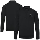 Kansas City Royals Levelwear Upright Insignia Tri-Blend Quarter-Zip Pullover Sale