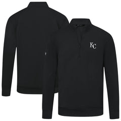 Kansas City Royals Levelwear Upright Insignia Tri-Blend Quarter-Zip Pullover Sale