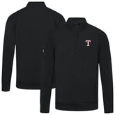 Texas Rangers Levelwear Upright Insignia Tri-Blend Quarter-Zip Pullover for sale