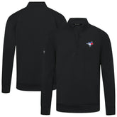 Toronto Blue Jays Levelwear Upright Insignia Tri-Blend Quarter-Zip Pullover Discount