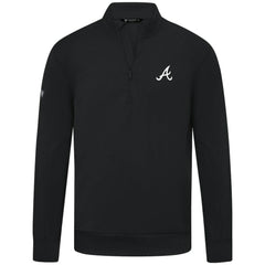 Atlanta Braves Levelwear Upright Insignia Tri-Blend Quarter-Zip Pullover Discount