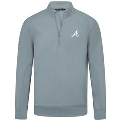 Atlanta Braves Levelwear Upright Insignia Tri-Blend Quarter-Zip Pullover Online