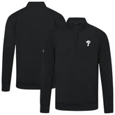 Philadelphia Phillies Levelwear Upright Insignia Tri-Blend Quarter-Zip Pullover Outlet