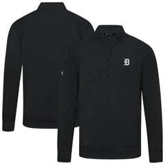 Detroit Tigers Levelwear Upright Insignia Tri-Blend Quarter-Zip Pullover Online