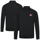 Cincinnati Reds Levelwear Upright Insignia Tri-Blend Quarter-Zip Pullover Near Me