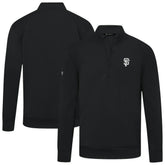 San Francisco Giants Levelwear Upright Insignia Tri-Blend Quarter-Zip Pullover Online