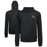 Kansas City Royals Levelwear Technic Insignia Quarter-Zip Hoodie Outlet