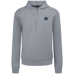Miami Marlins Levelwear Technic Insignia Quarter-Zip Hoodie Online