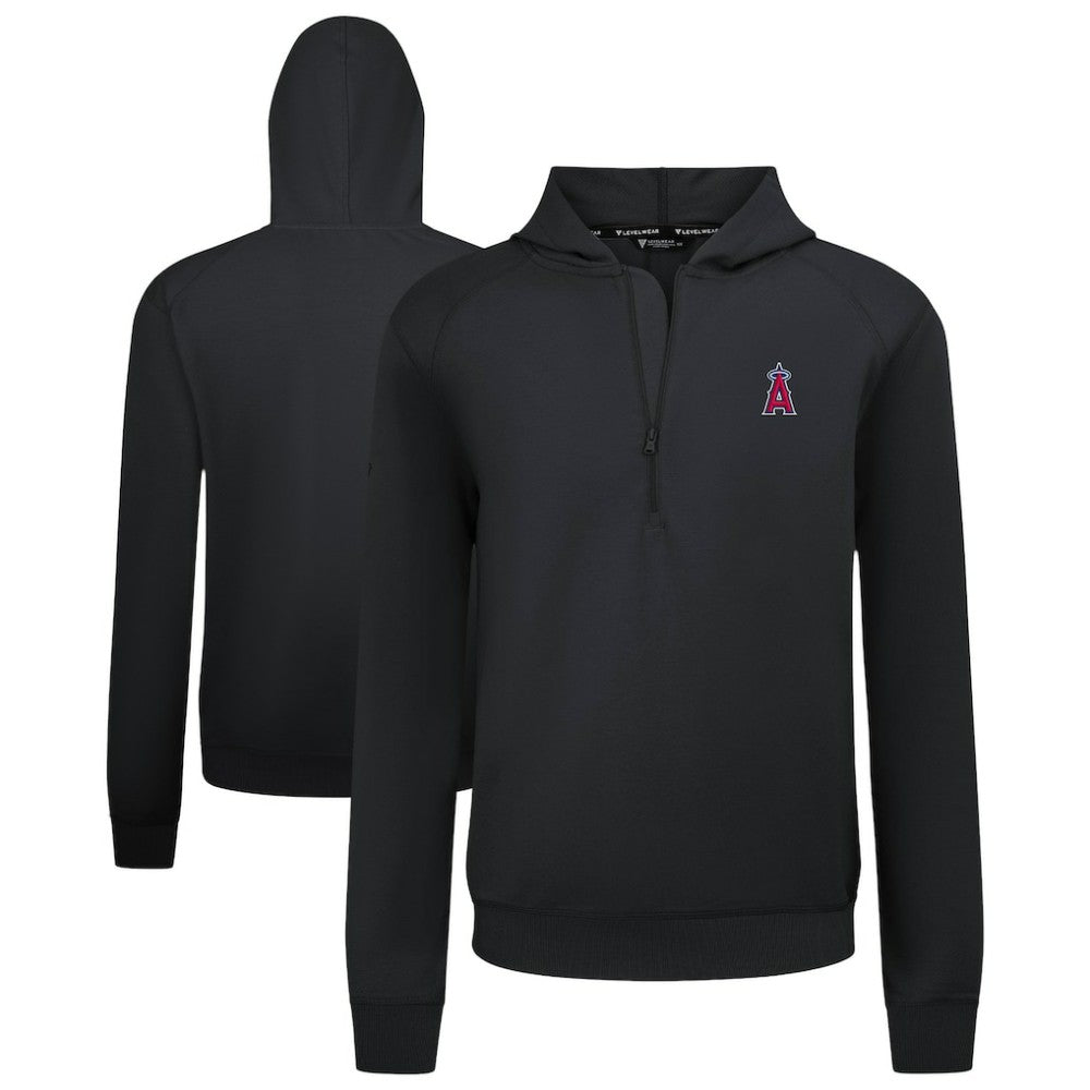 Los Angeles Angels Levelwear Technic Insignia Quarter-Zip Hoodie Discount