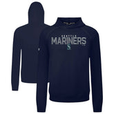Seattle Mariners Levelwear Mandate Carve Tri-Blend Hoodie Sale
