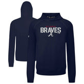 Atlanta Braves Levelwear Mandate Carve Tri-Blend Hoodie for sale