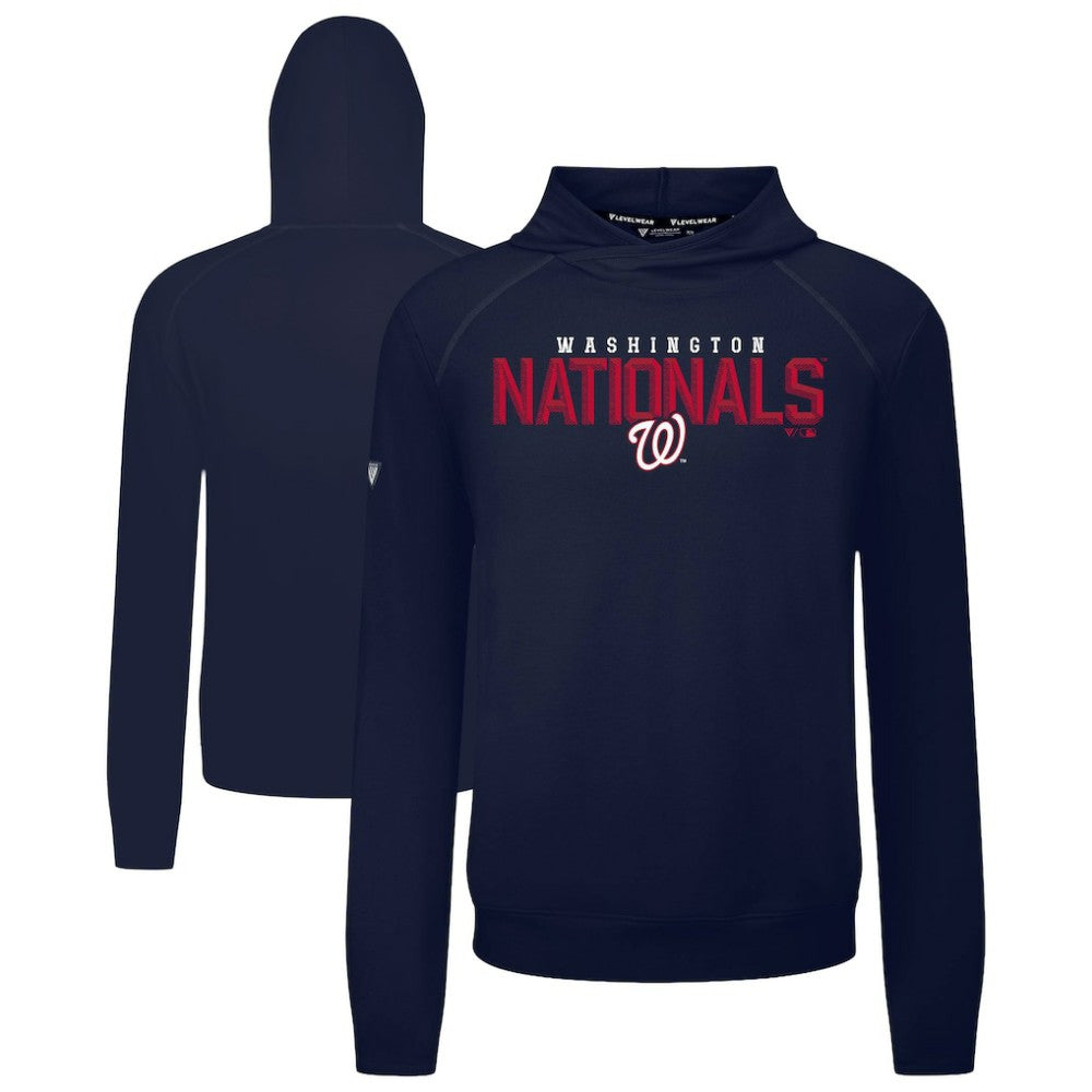 Washington Nationals Levelwear Mandate Carve Tri-Blend Hoodie Outlet
