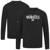 New York Yankees Levelwear Mandate Carve Tri-Blend Sweatshirt Outlet