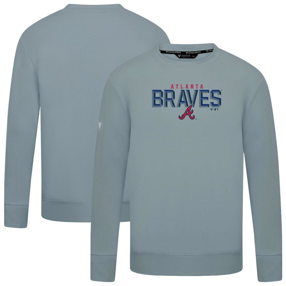 Atlanta Braves Levelwear Mandate Carve Tri-Blend Sweatshirt Sale