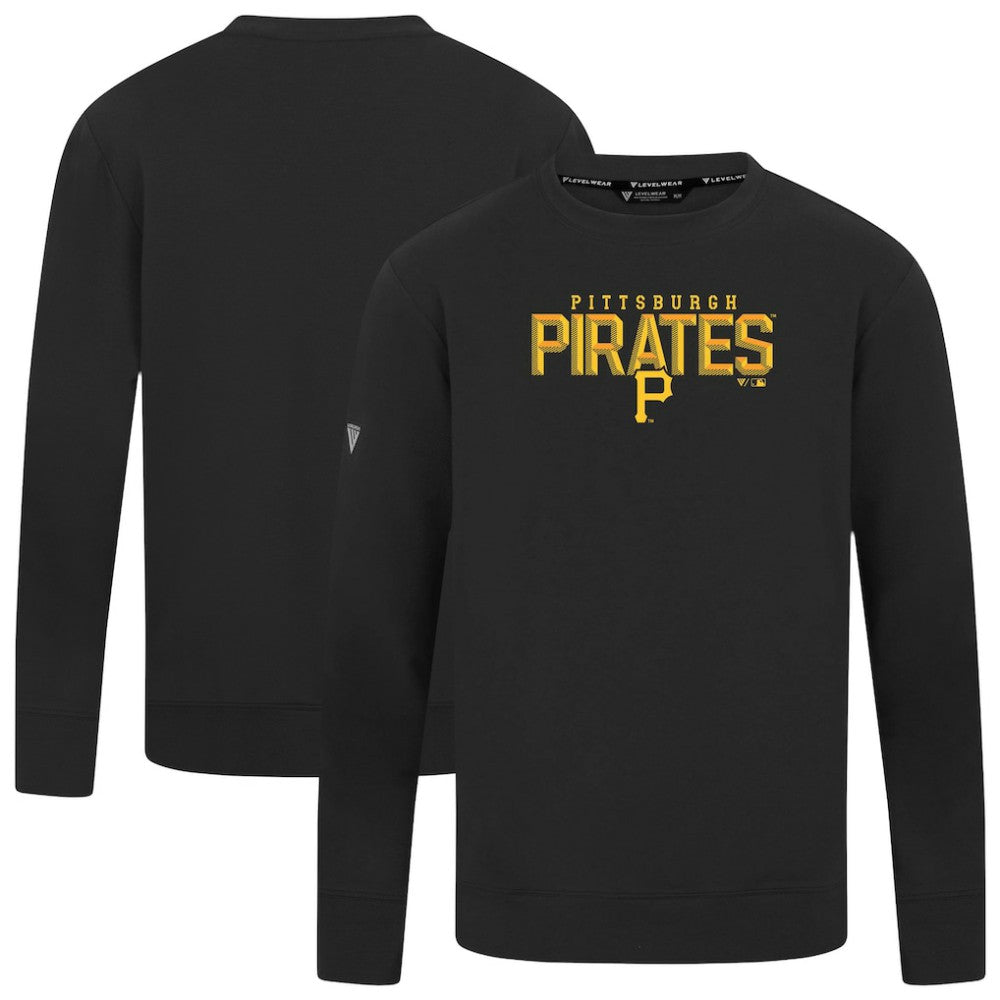 Pittsburgh Pirates Levelwear Mandate Carve Tri-Blend Sweatshirt Outlet