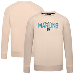 Miami Marlins Levelwear Mandate Carve Tri-Blend Sweatshirt Online