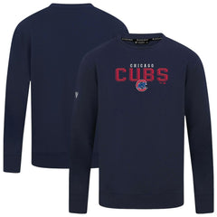 Chicago Cubs Levelwear Mandate Carve Tri-Blend Sweatshirt Sale