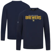 Milwaukee Brewers Levelwear Mandate Carve Tri-Blend Sweatshirt Online