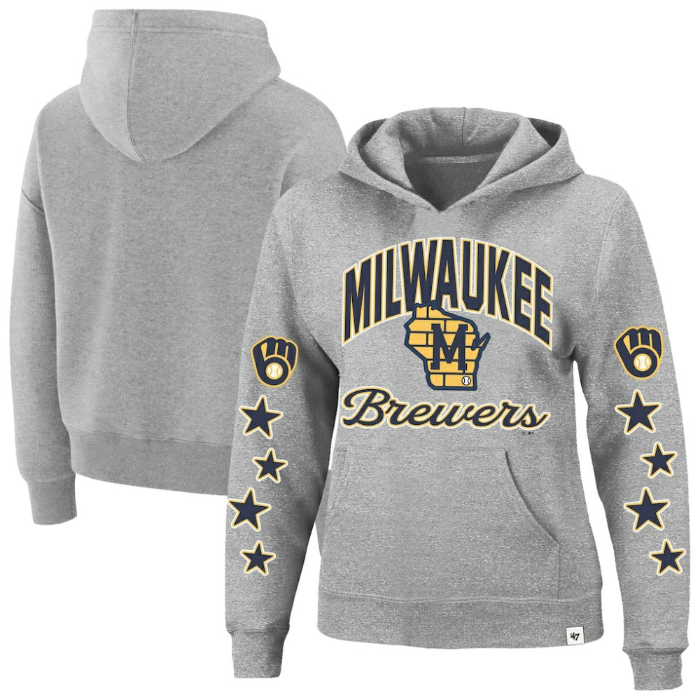 Milwaukee Brewers '47 Women's Plus Size Starry Eye Hoodie Near Me
