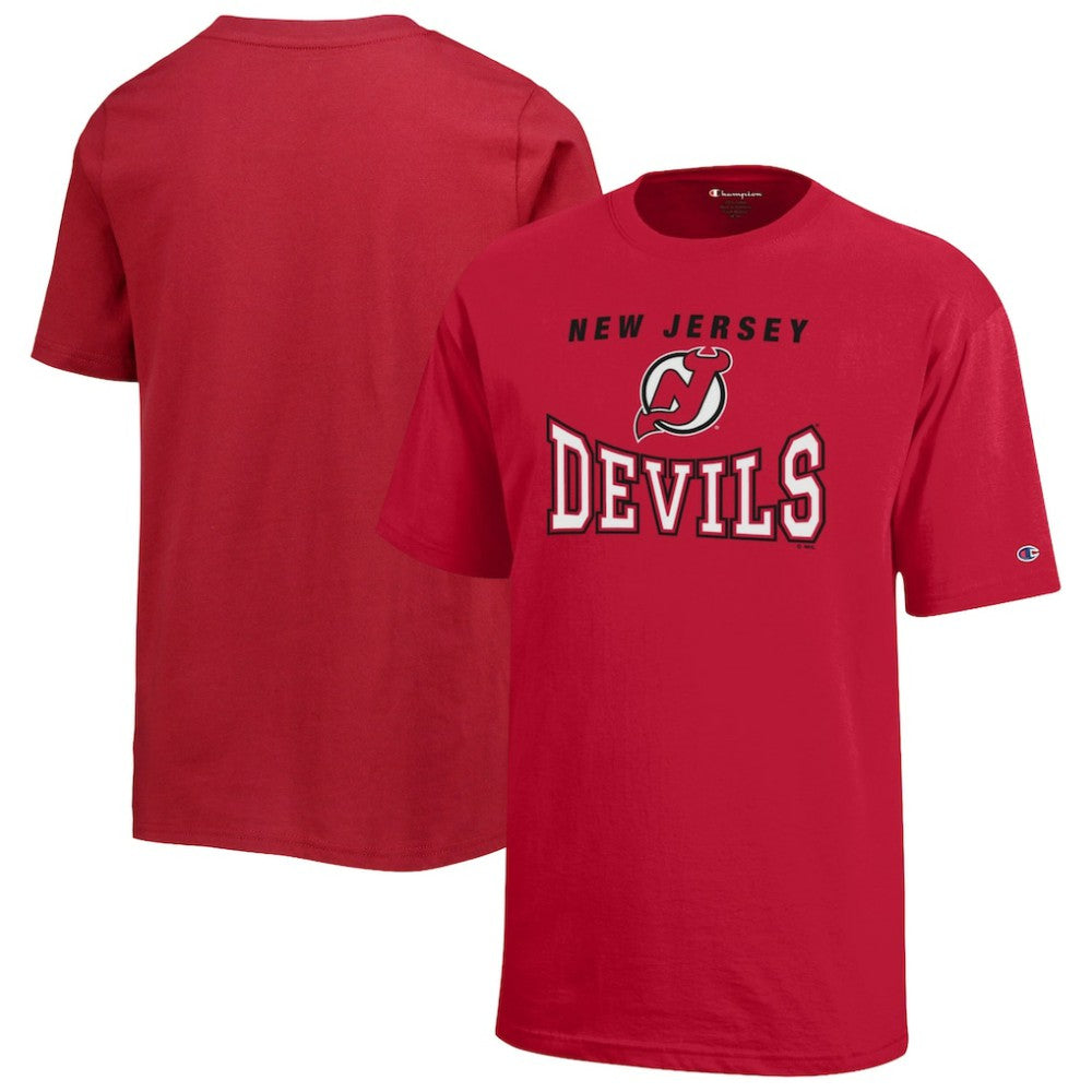 New Jersey Devils Champion Youth Graphic T-Shirt - Red | NHL discount