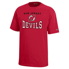 New Jersey Devils Champion Youth Graphic T-Shirt - Red | NHL discount
