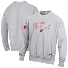 New Jersey Devils Champion Reverse Weave Fleece Sweatshirt - Gray | NHL on sale