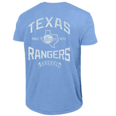 Texas Rangers Champion Vintage 3-Hit Tri-Blend T-Shirt Near Me