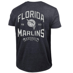 Miami Marlins Champion Vintage 3-Hit Tri-Blend T-Shirt for sale