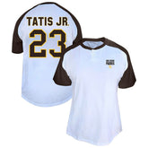Fernando Tatis Jr. San Diego Padres Profile Women's Plus Size Name & Number Raglan Henley T-Shirt Sale