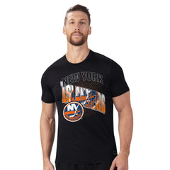 New York Islanders MSX by Michael Strahan Festive T-Shirt - Black | NHL discount