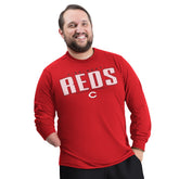 Cincinnati Reds G-III Sports by Carl Banks Adaptive Long Sleeve T-Shirt for sale
