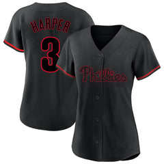 Bryce Harper Philadelphia Phillies Profile Women's Plus Size Player Name & Number Fashion Jersey Sale